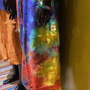 Cotton Harem Pants - Tie-Dye (Multicolor)
